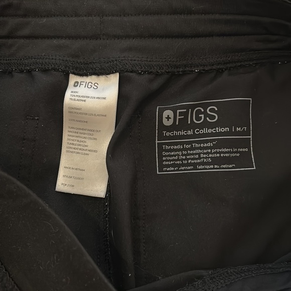 FIGS Livingston Scrub Pants Medium Tall - Picture 2 of 2